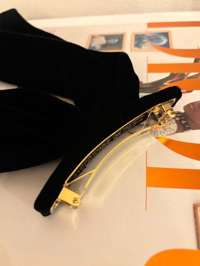 最終価格アレクサンドルドゥパリベルベットリボンバレッタ2025購入新品未使用