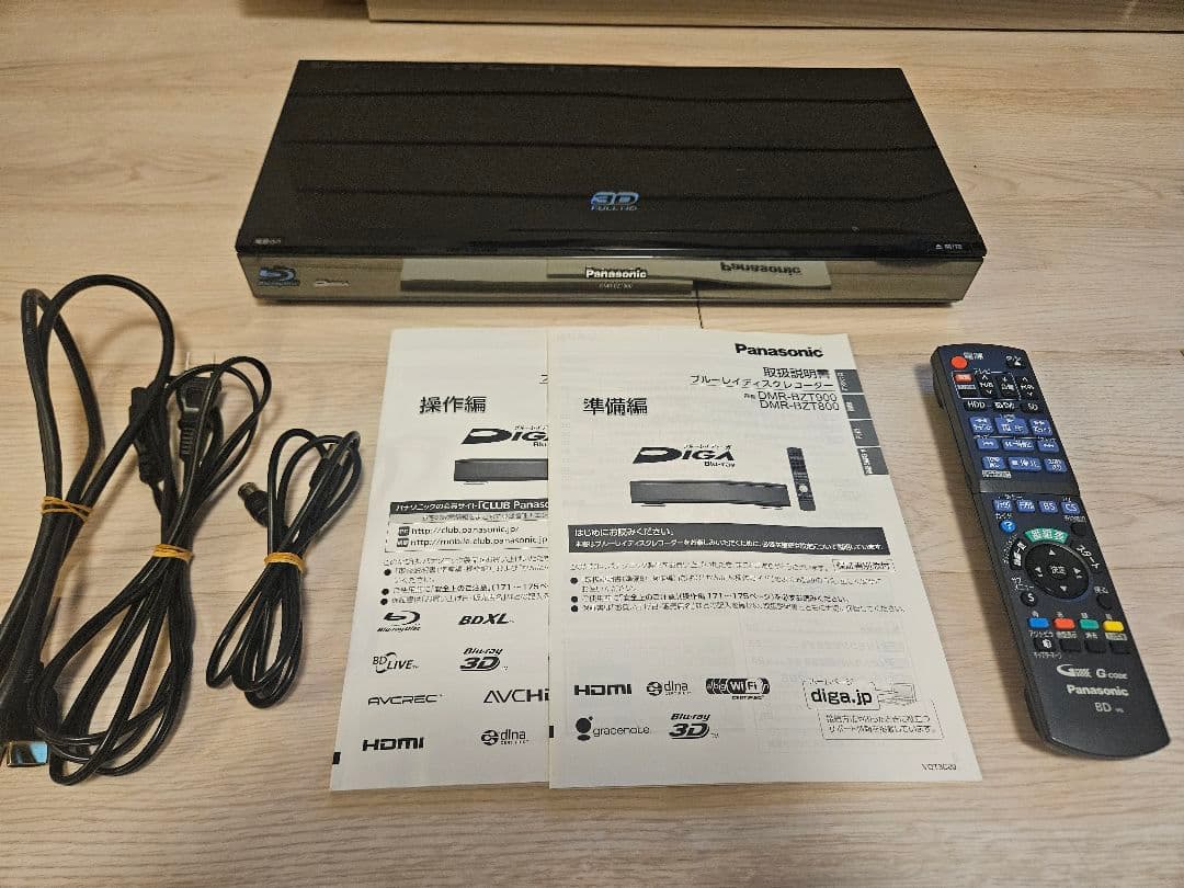 レコーダー Panasonic DIGA DMR-BZT800 Blu-ray 2TB