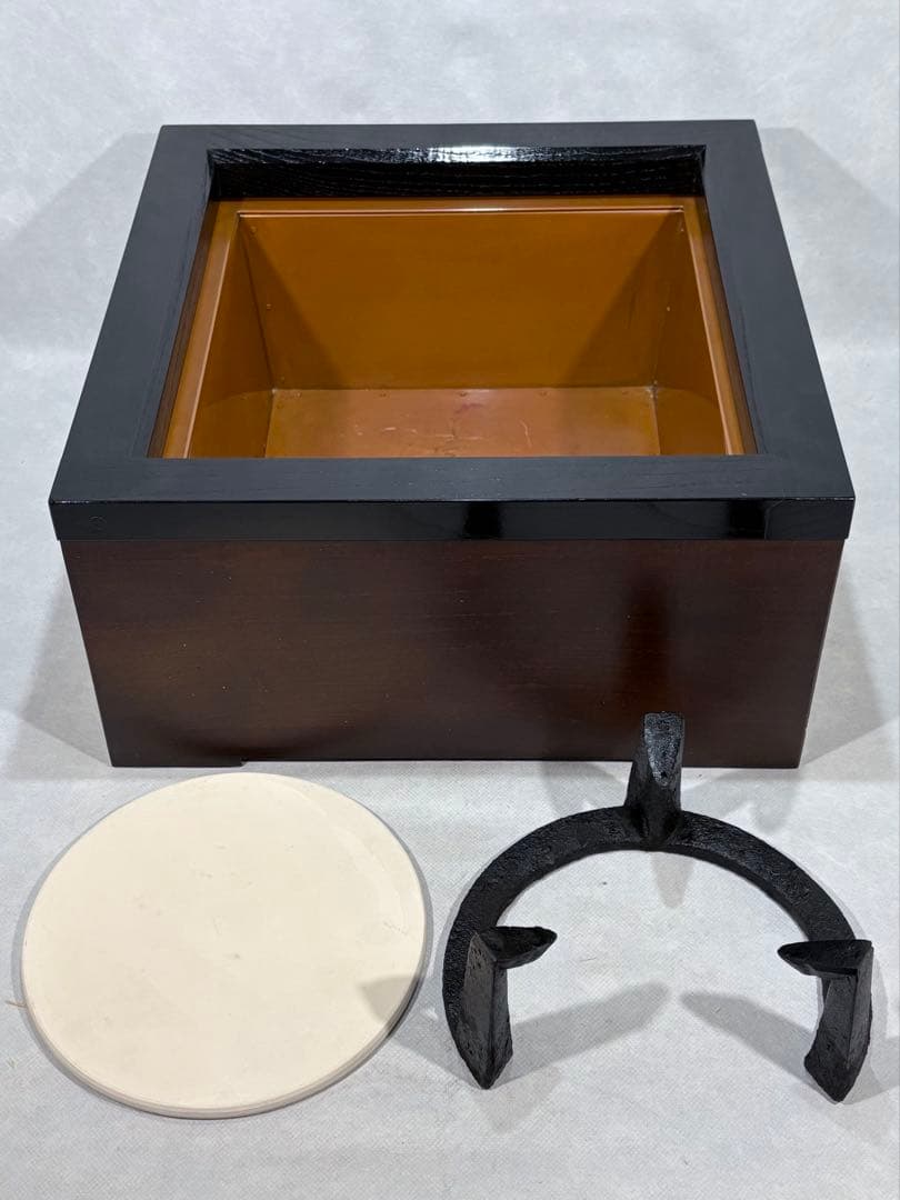 置炉　五徳、底瓦付　美品　茶道和風インテリア　送料込