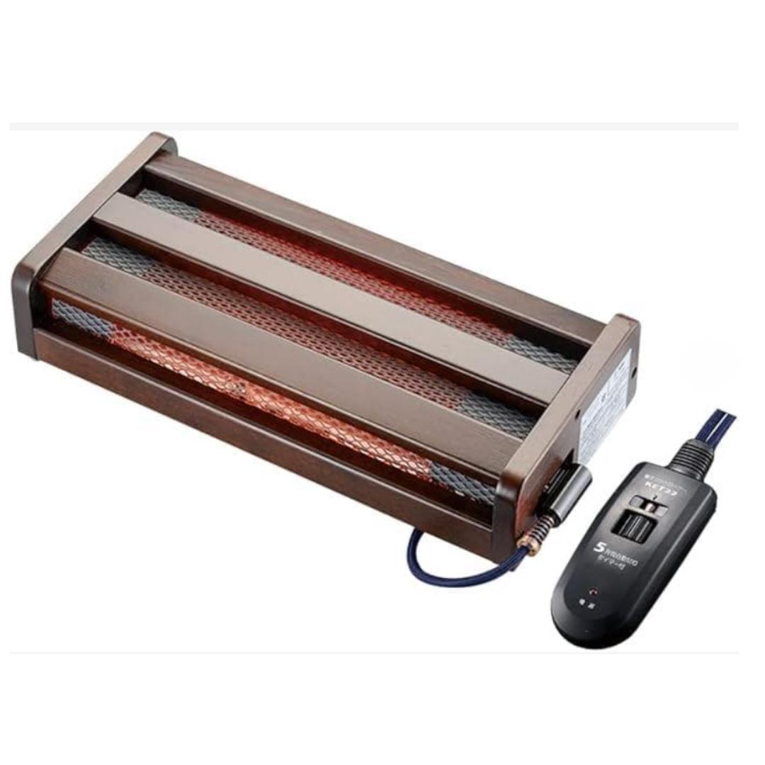 新品未使用 メトロ電気工業 木枠フットヒーター MFH-181ET