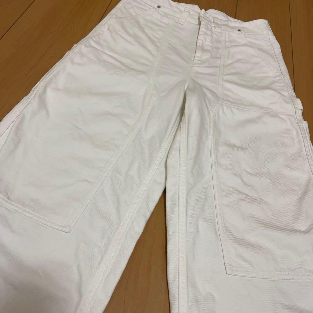 【UNION LAUNCH】ユニオンランチ ホワイトペインターパンツ XS 白