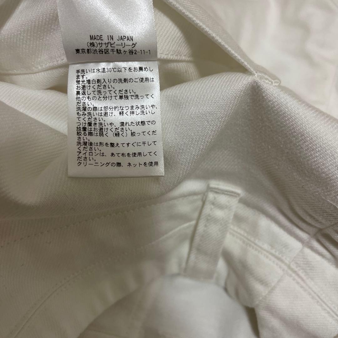 【UNION LAUNCH】ユニオンランチ ホワイトペインターパンツ XS 白