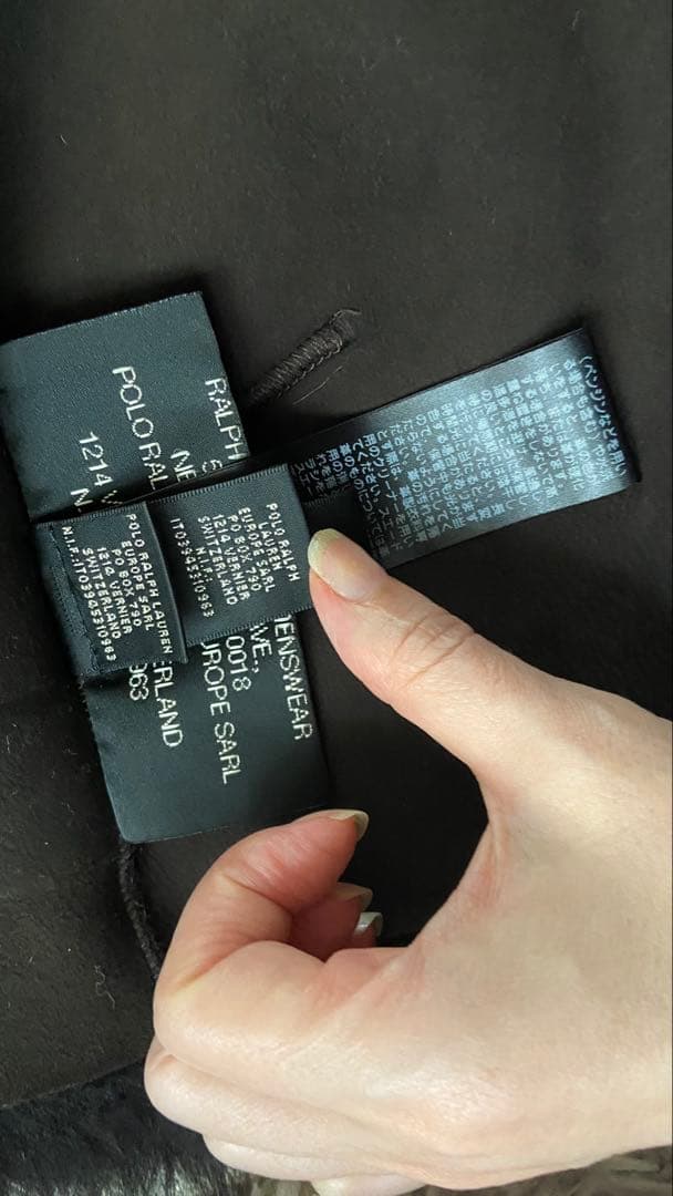 Ralph Lauren ブラックファーベスト M