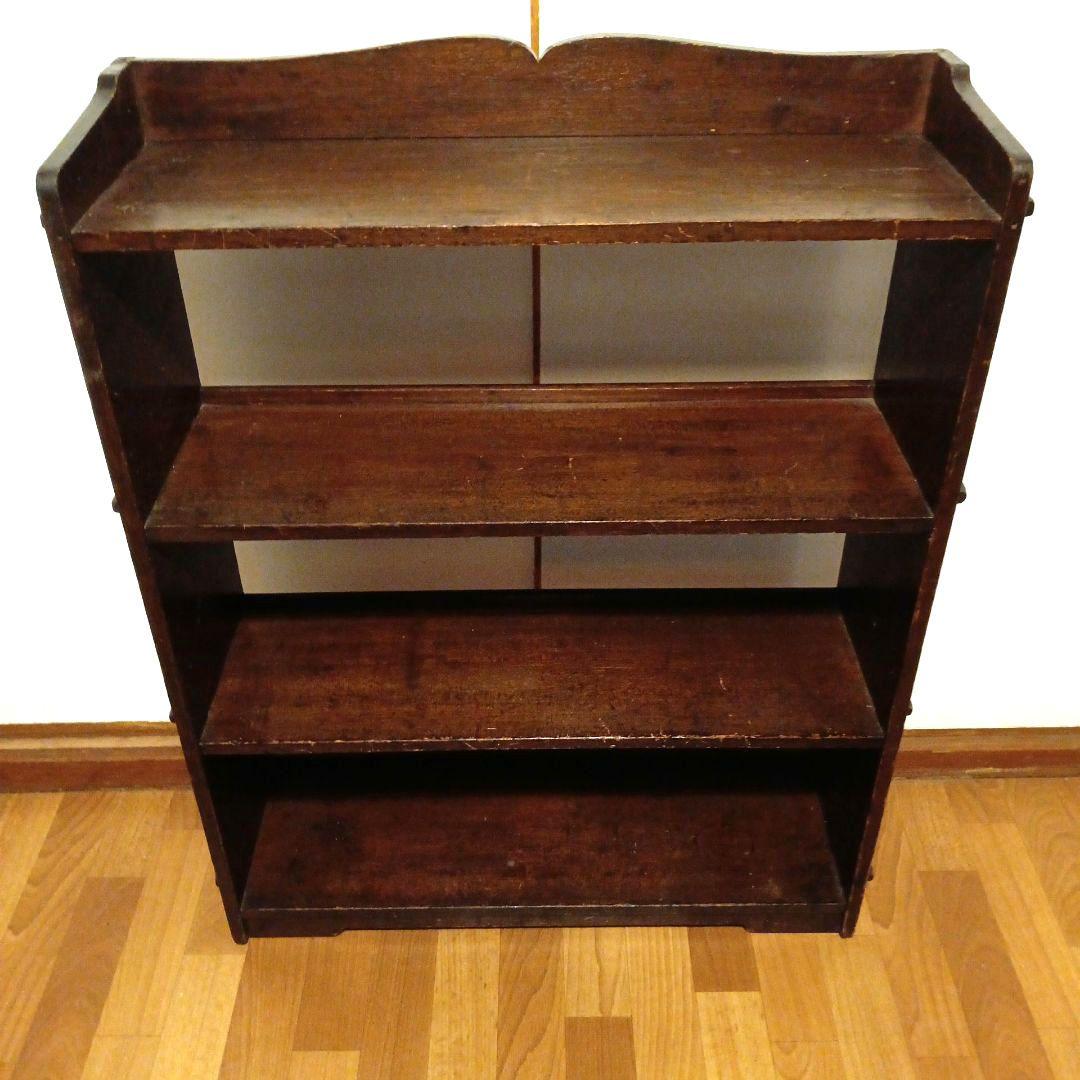 本棚　昭和レトロ 木製　古民家 民芸品