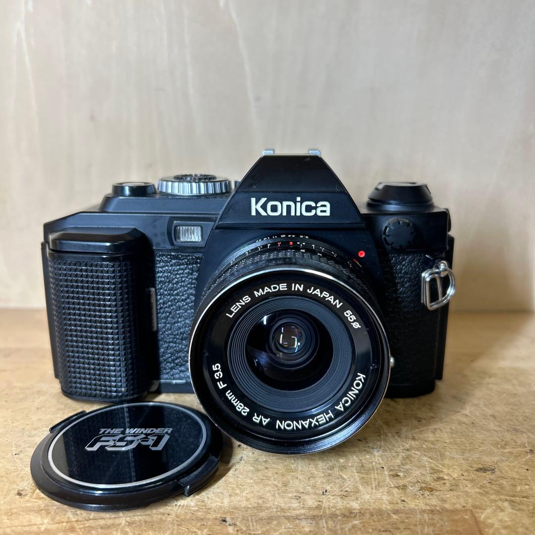 Konica FS-1+銘玉HEXANON AR 28mm f3.5 完動極美品