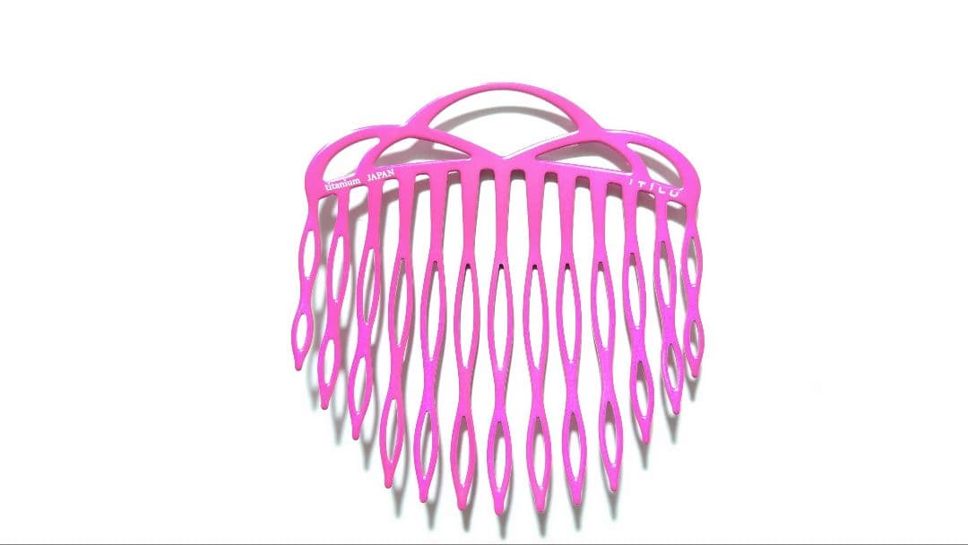 新品コンプレックスビズComplex Biz ピンク ヘアコーム ケース付き