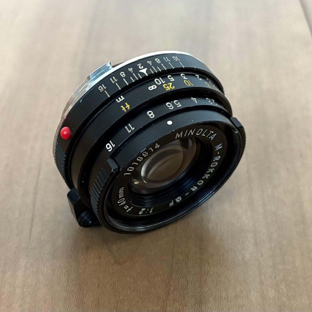 MINOLTA M-ROKKOR 40mm F2 ミノルタ ライカ LEICA