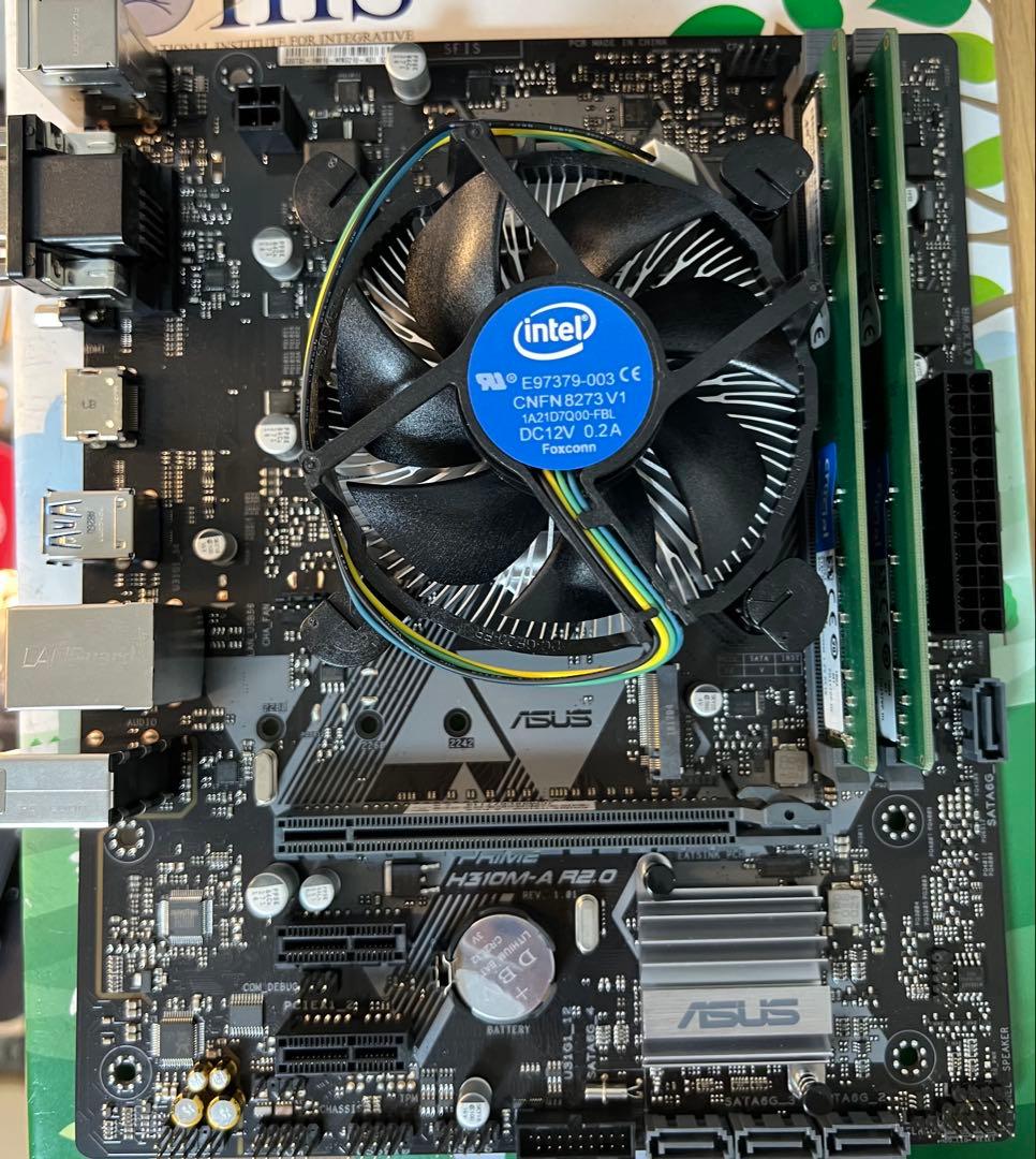 ASUS H310M-A R2.0 i3-8100 16Gメモリセット