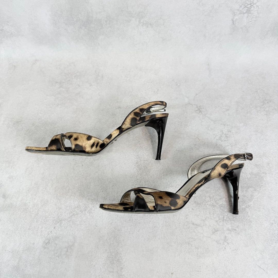 靴 Dolce&Gabbana Leopard Heels 38