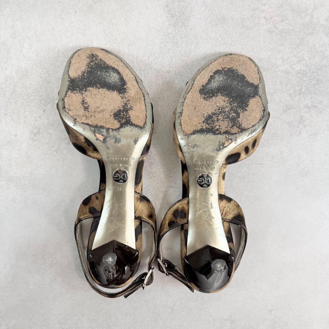 靴 Dolce&Gabbana Leopard Heels 38