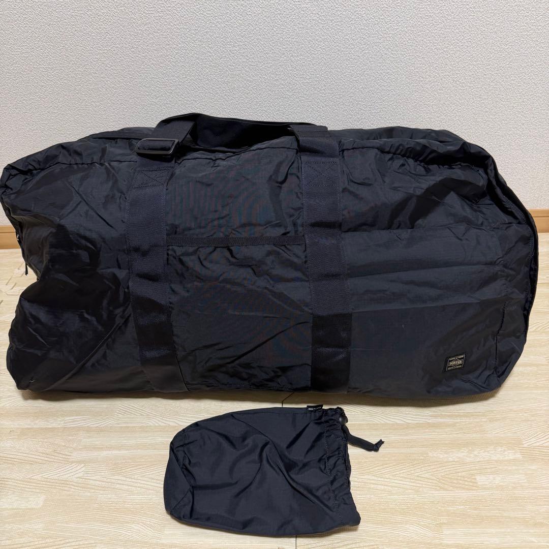 PORTER タンカー ロールボストン XL 廃番 大型 黒 　収納袋付き