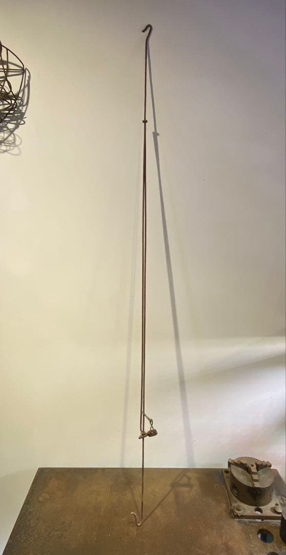 錆鉄自在鉤 ロング アンティーク