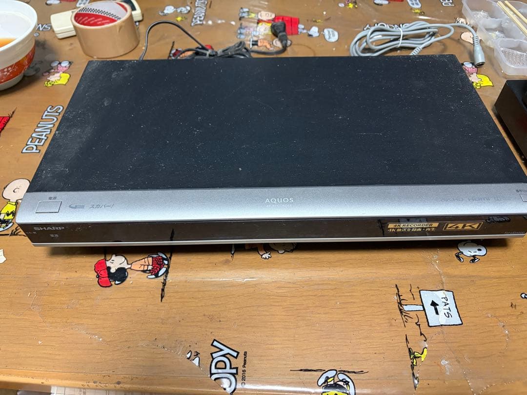4Kレコーダー SHARP TU-UD1000 動作確認済 地デジ対応