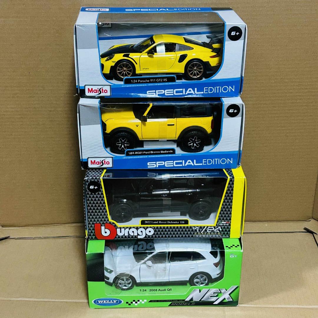 さ*え様 1/24 Maisto Bburago WELLY 4台セット