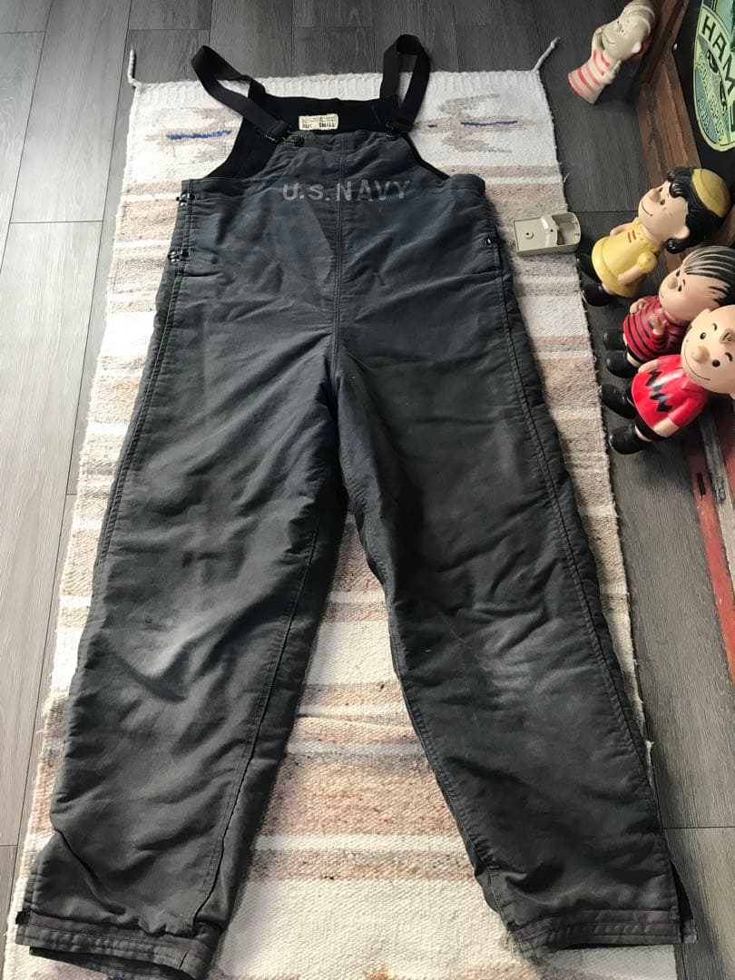 ★実物40s US Navy Deck overalls デッキフック Ｓ