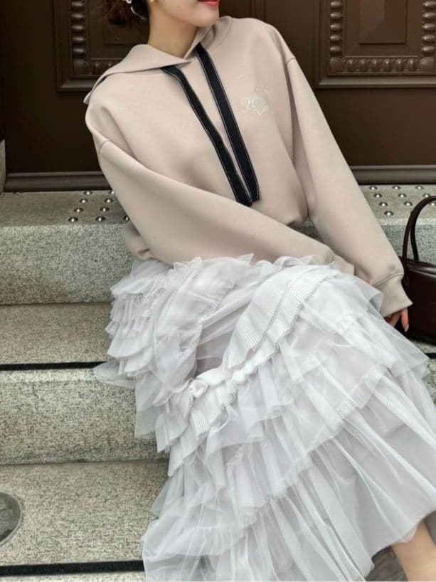 【新品未使用】Loved one Hoodie rose petale