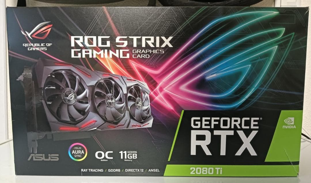 グラフィックボード・グラボ・ビデオカード ASUS ROG STRIX GeForce RTX 2080 Ti 11GB