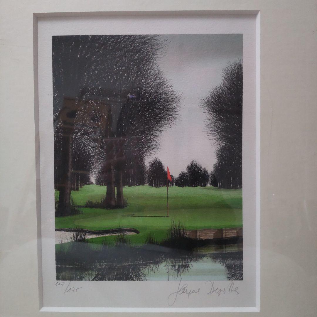 値下げ　デペルト「ショールクリークゴルフクラブ」リトグラフ