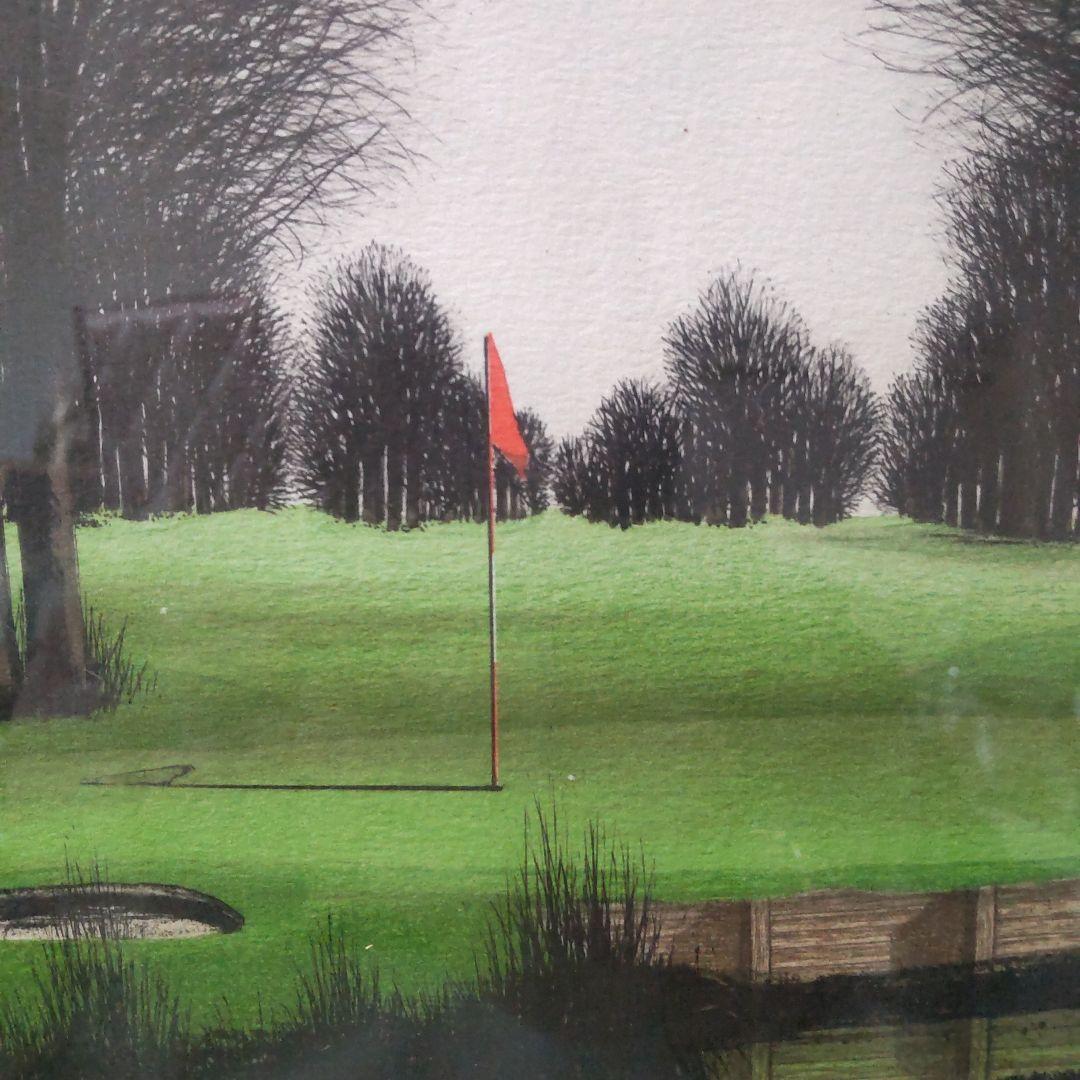 値下げ　デペルト「ショールクリークゴルフクラブ」リトグラフ