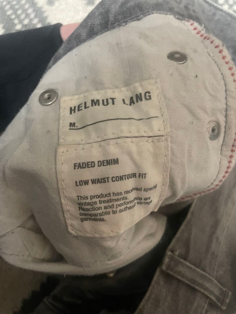 helmut lang デニム　本人期　グレー