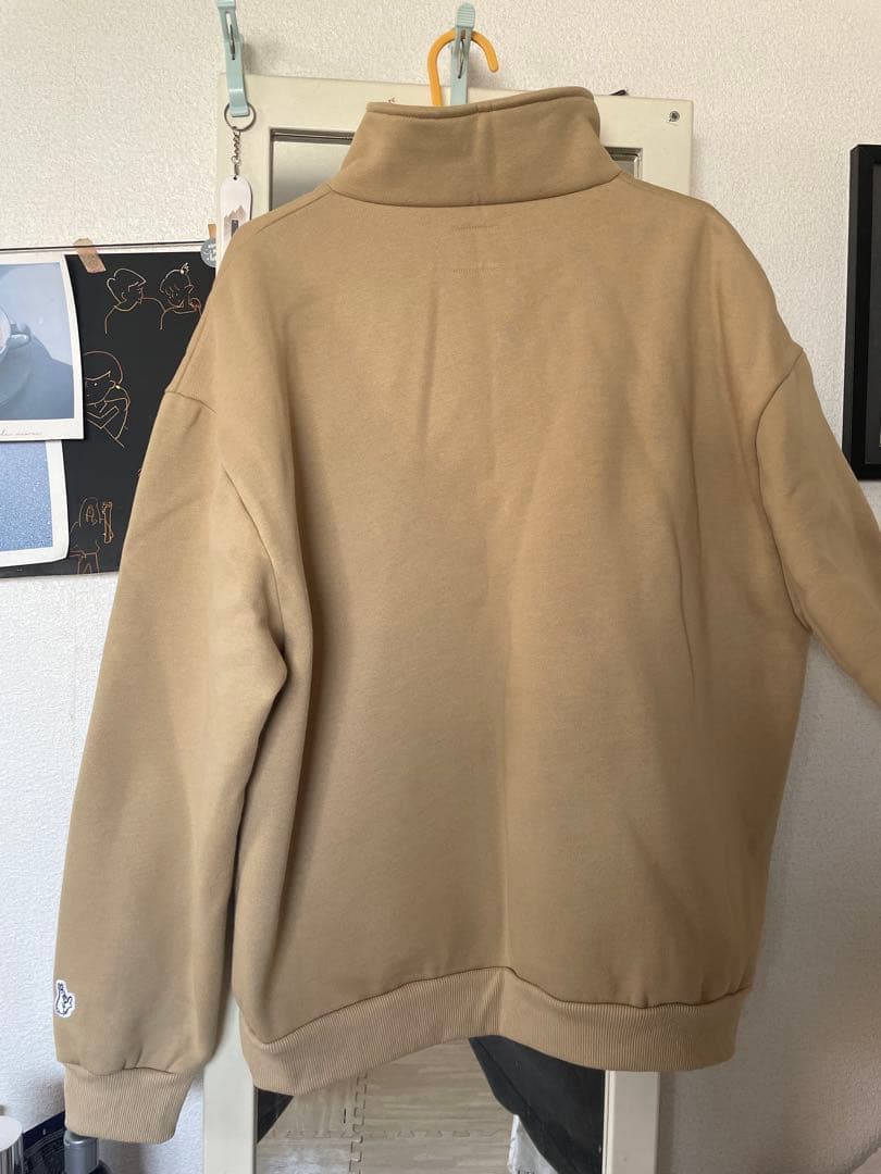 【新品未使用・タグ付き】#FR2 スウェットパーカー/ベージュ/FRC1548