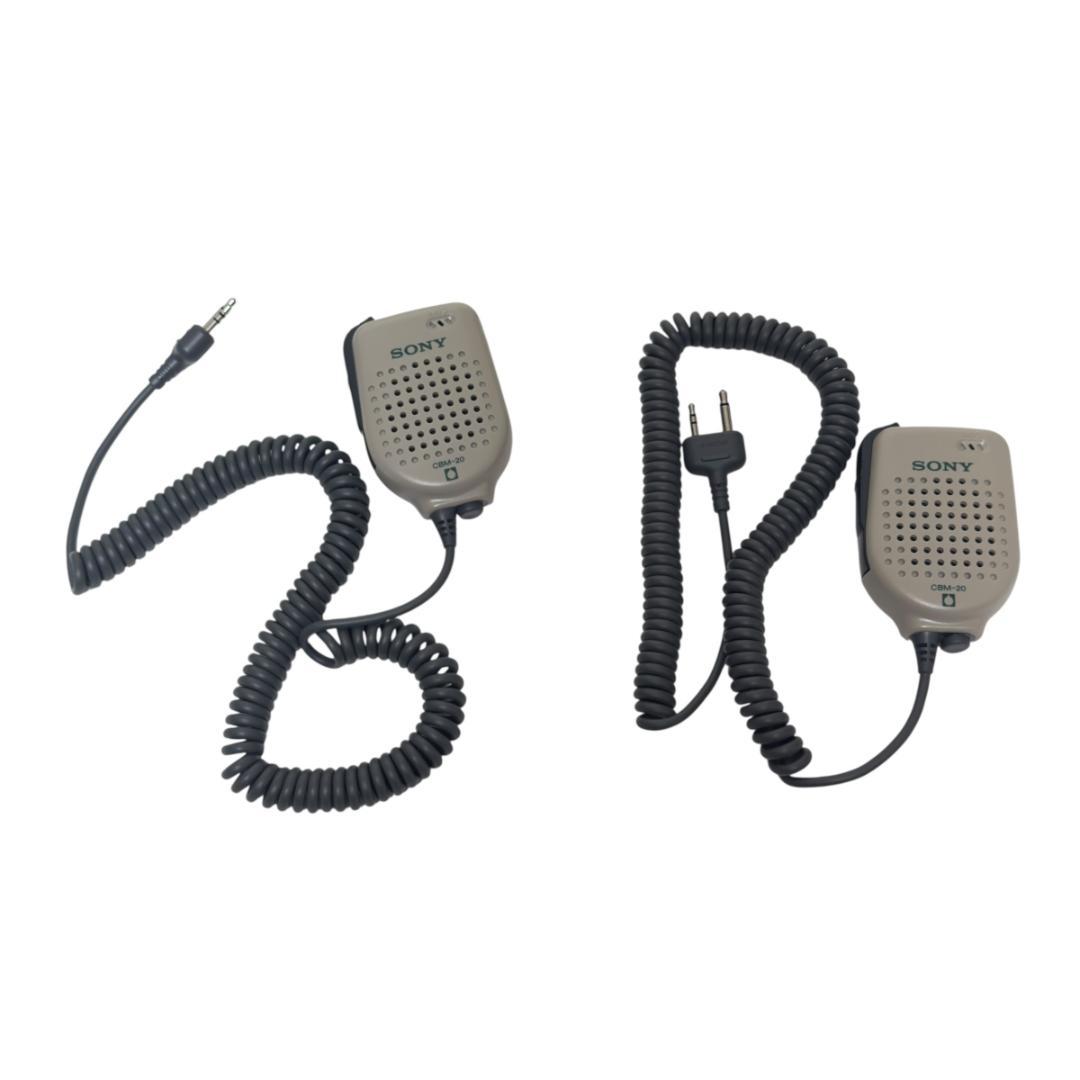 極美品　SONY スピーカーマイク CBM-20　二個