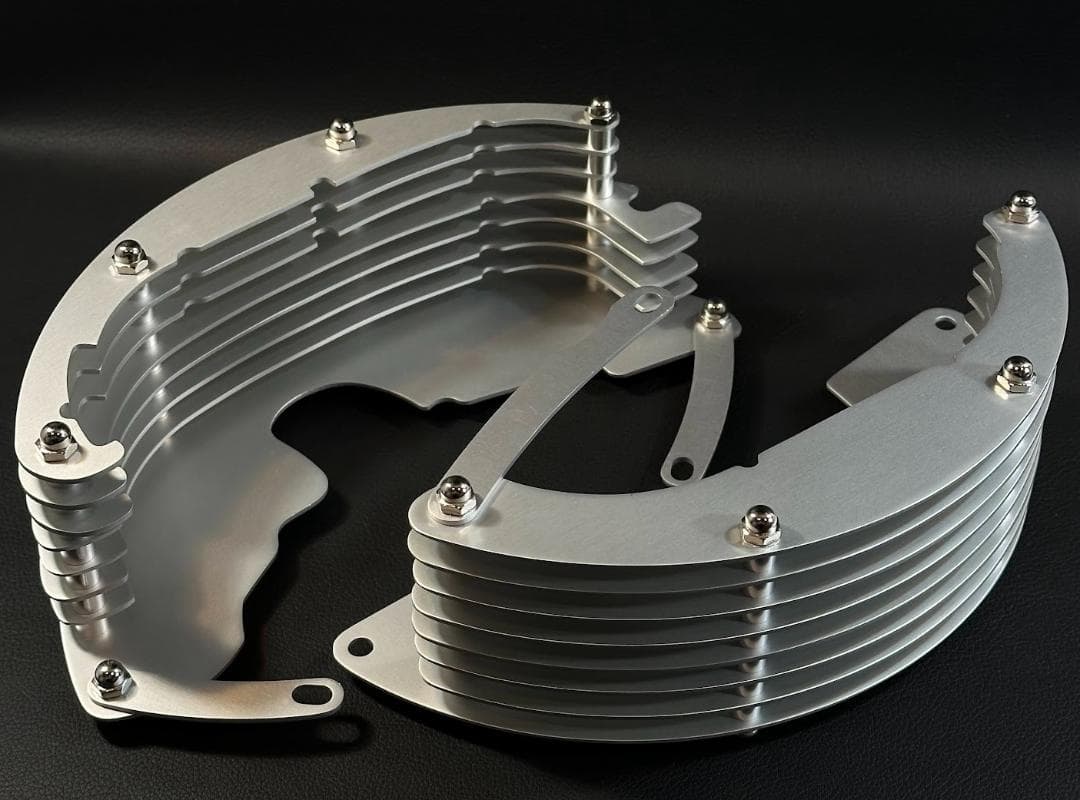 SR400 SR500 ビッグフィンキット 冷却フィン ビッグシリン m296