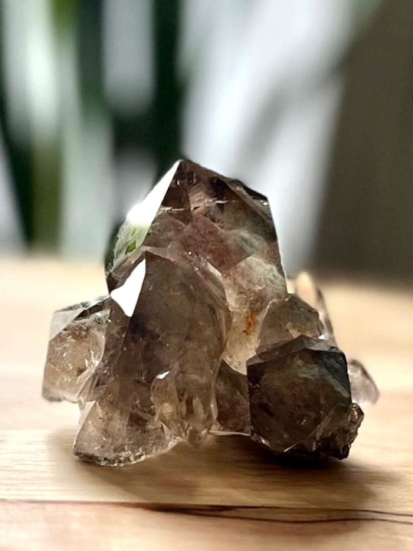 ☆半額☆ ブラジル産　スモーキークォーツ　ガーデンクォーツ　クラスター