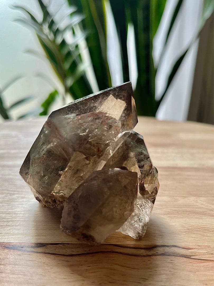 ☆半額☆ ブラジル産　スモーキークォーツ　ガーデンクォーツ　クラスター