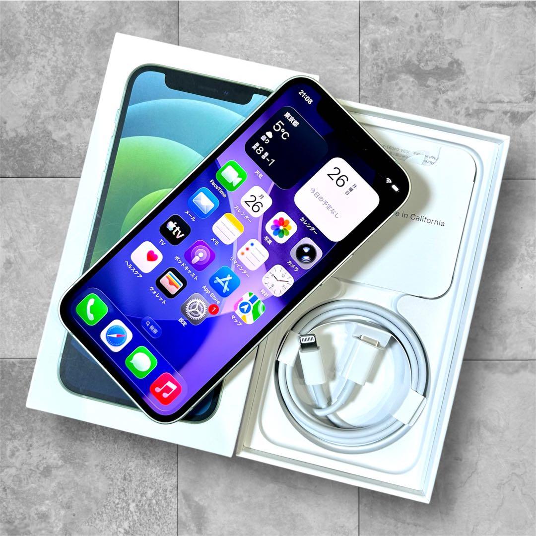 【本日限定】iPhone12 mini 本体 128GB SIMフリー グリーン