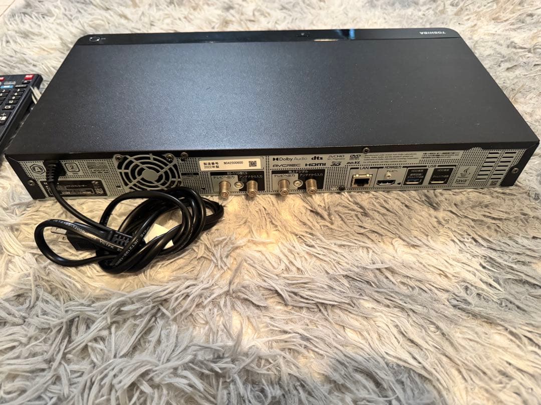 【R.H】東芝 REGZA Blu-rayレコーダー DBR-M3010