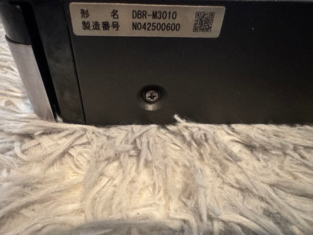 【R.H】東芝 REGZA Blu-rayレコーダー DBR-M3010