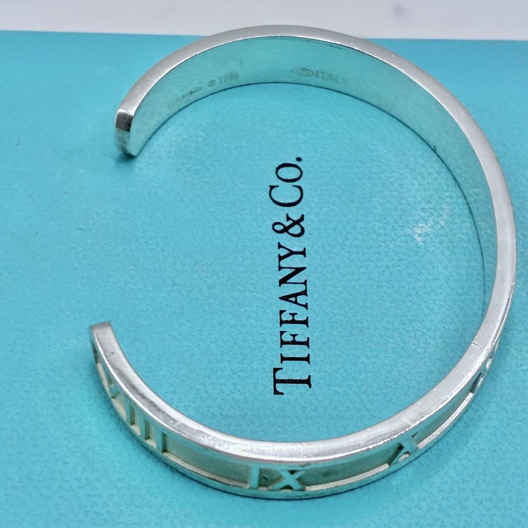ティファニー　アトラス　カフ　バングル　ブレスレット　シルバー　腕周り16cm
