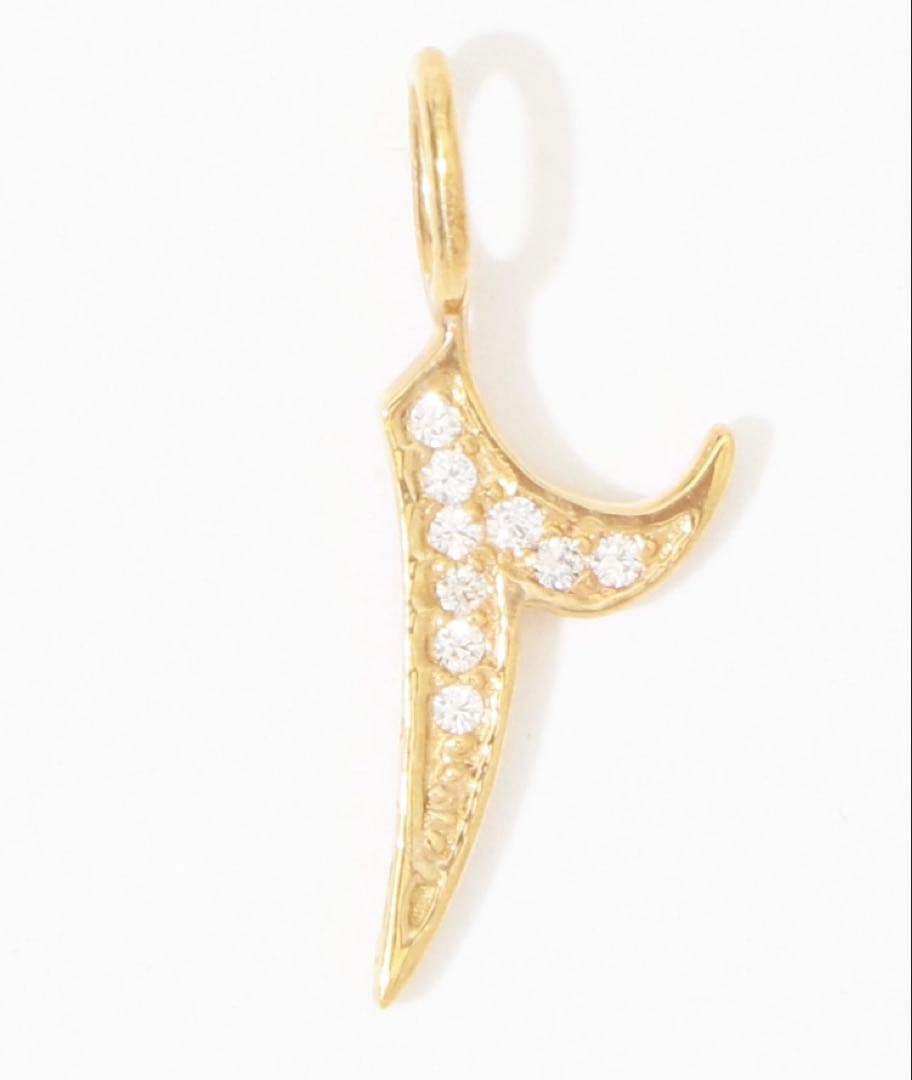 TOMORROWLAND K10YG ナンバーペンダントトップNO.2 美品