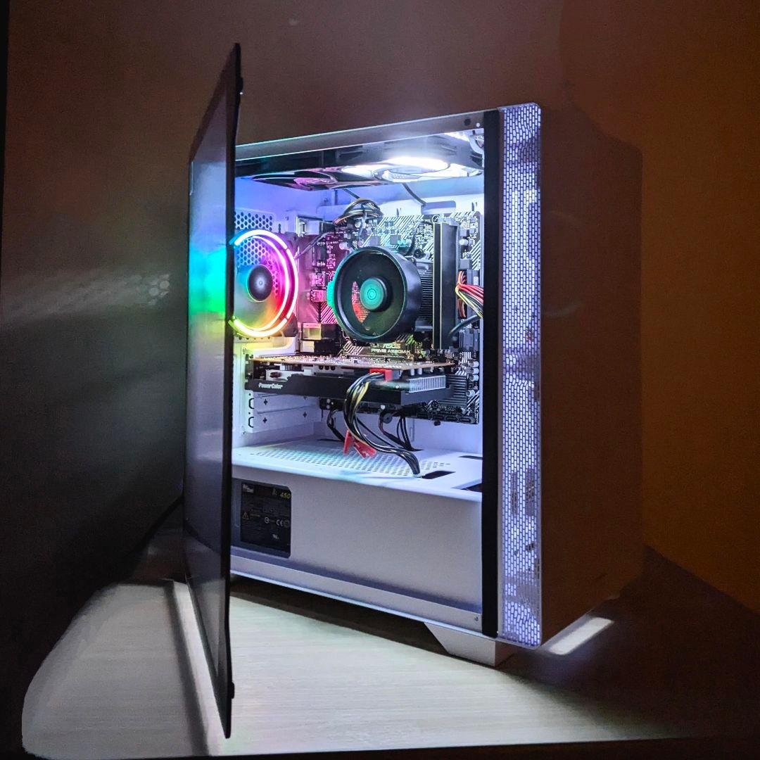 専用【新品並み超美品】スノー ホワイト Ryzen7 高コスパ ゲーミングPC