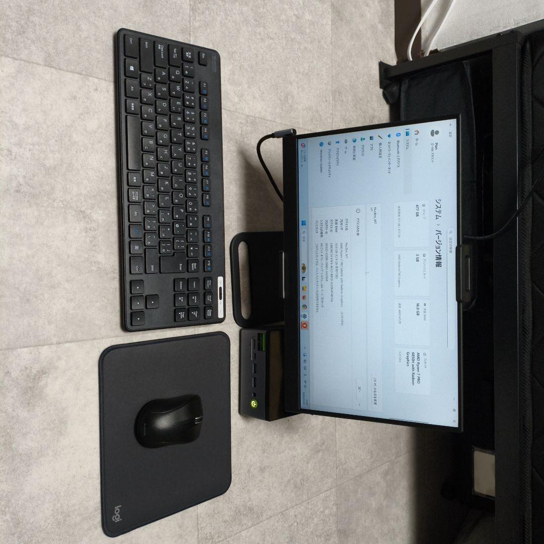 2代目抹茶　ミニpc AMD Ryzen 7 PRO 6850U