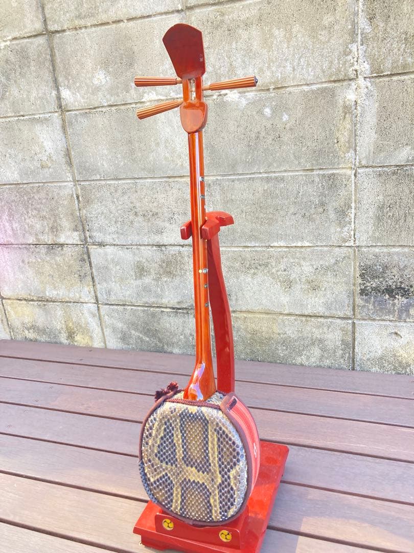 て*や様 三線　本皮　ゆし木　ユナー