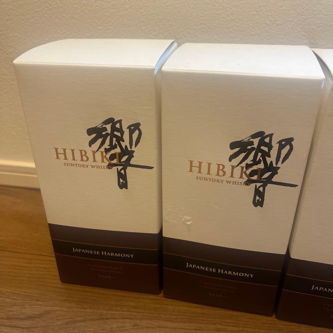 響　Hibiki ウイスキー 4本セット 箱入り　未開栓