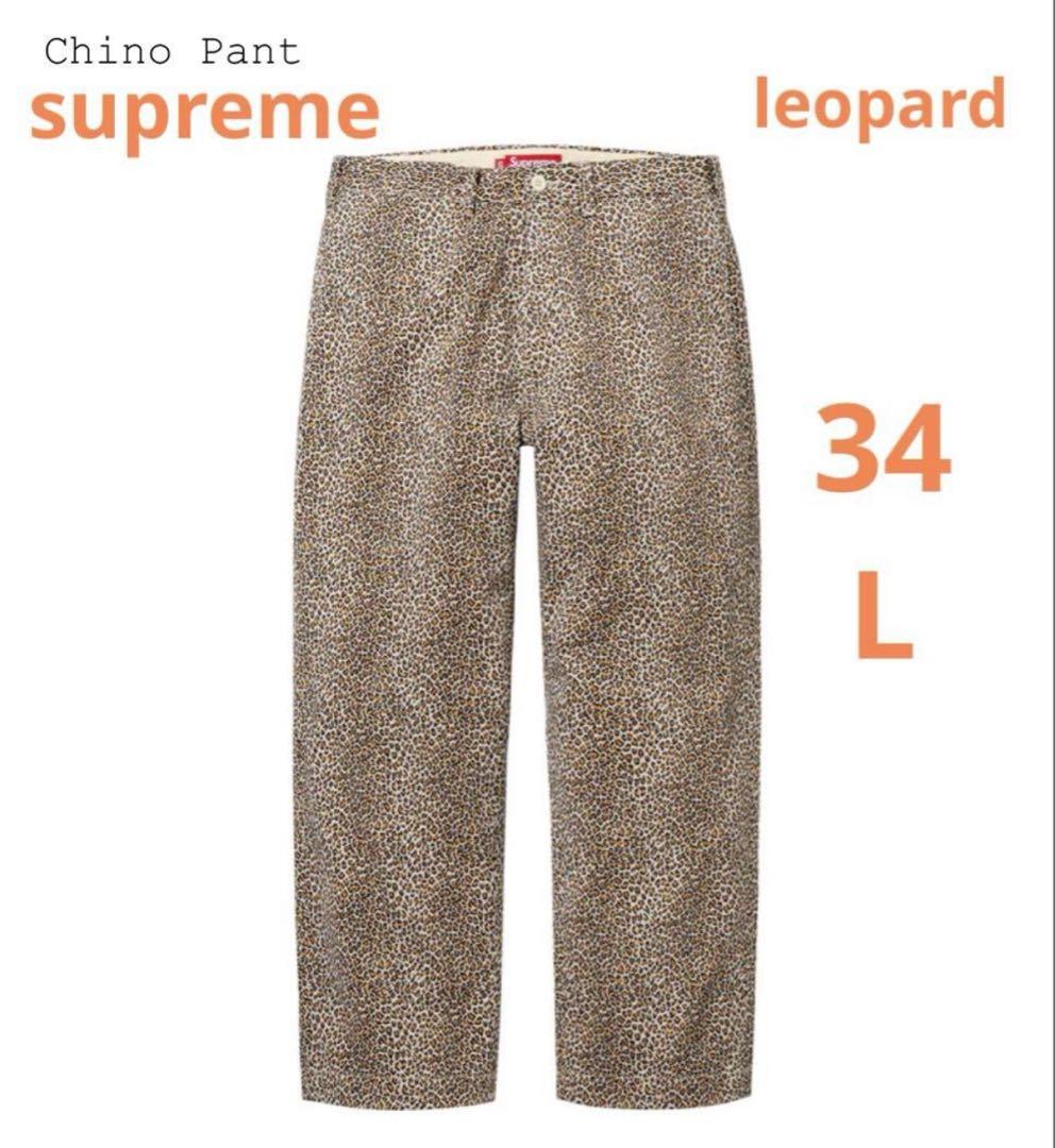 パンツ supreme Chino Pant leopard 34