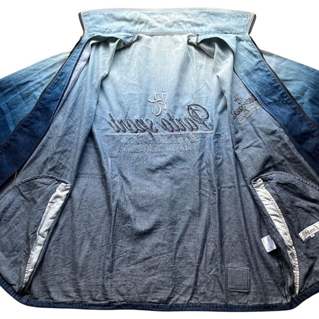 特大90s PARTO SPORT デニムセットアップ 上下 B系HIPHOP