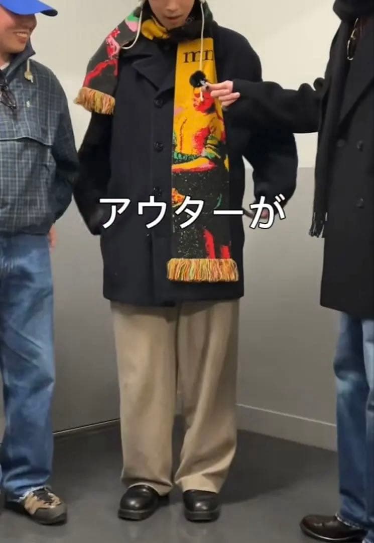 【最終値下げ】00’s old GAP Pコートネイビー　XXL