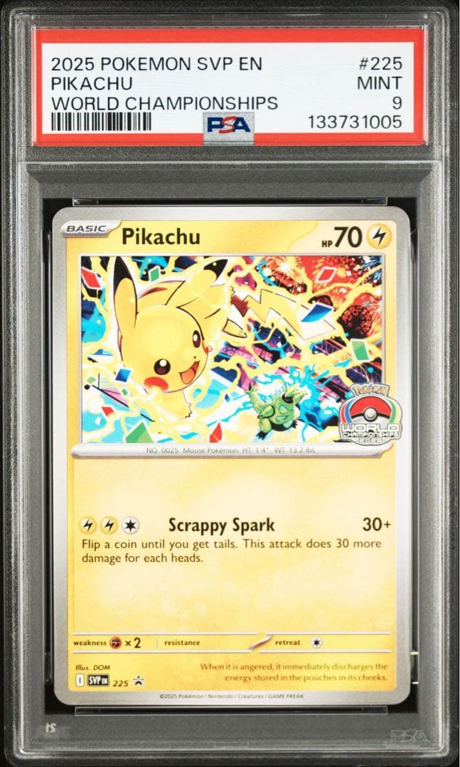 大特価 PSA9ピカチュウ WCS入場特典プロモ 英語版【ポケモンカード】