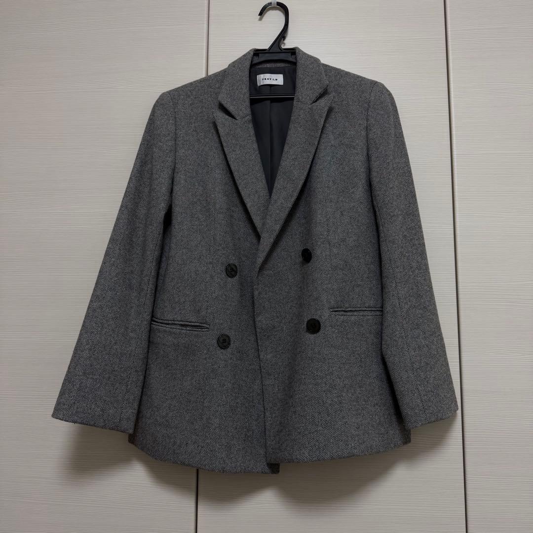 FRAY I.D グレー テーラードジャケット　フレイアイディー