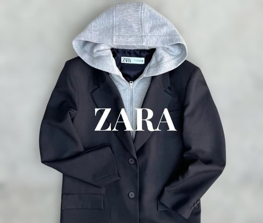 【新品未使用タグ付き】ZARA フード付きジャケット Lサイズ