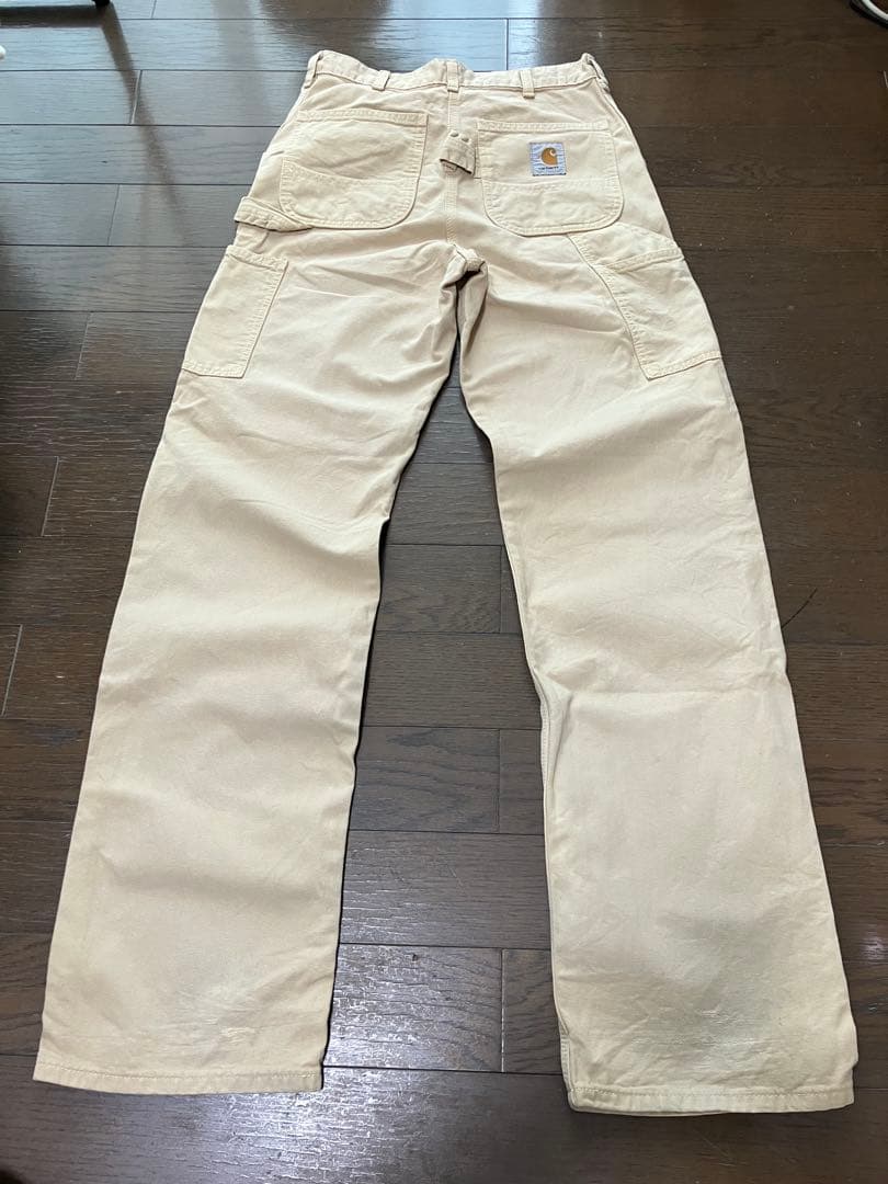 Carhartt ベージュ ワークパンツ　カーハート　ペインターパンツ