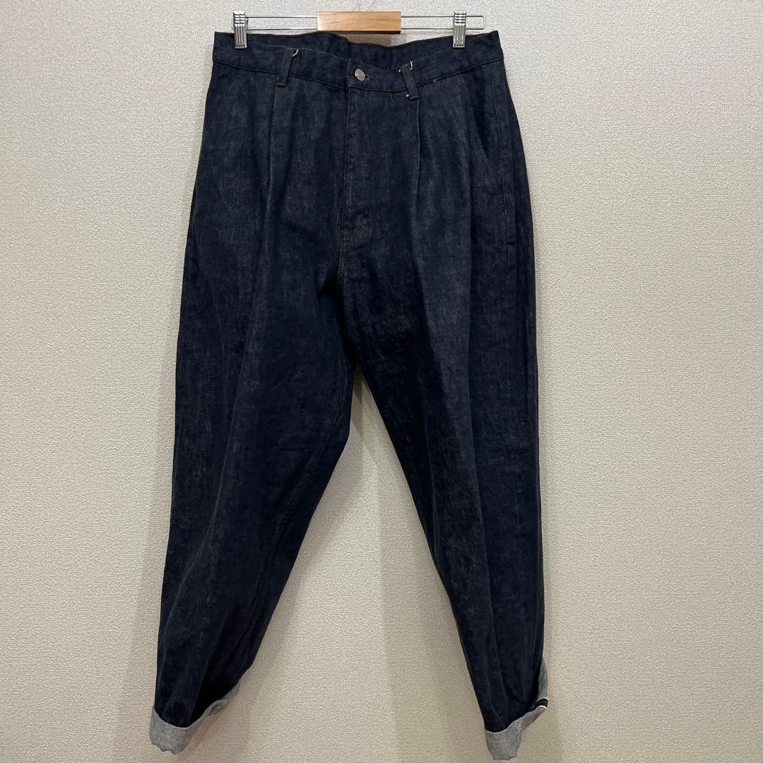 パンツ Graphpaper Colorfast Denim Two Tuck 1