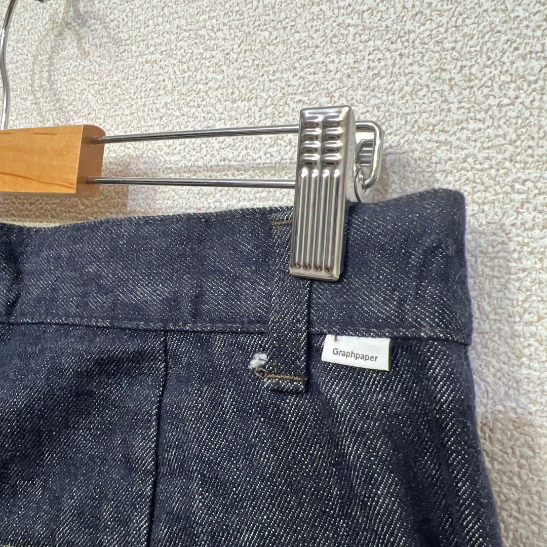 パンツ Graphpaper Colorfast Denim Two Tuck 1
