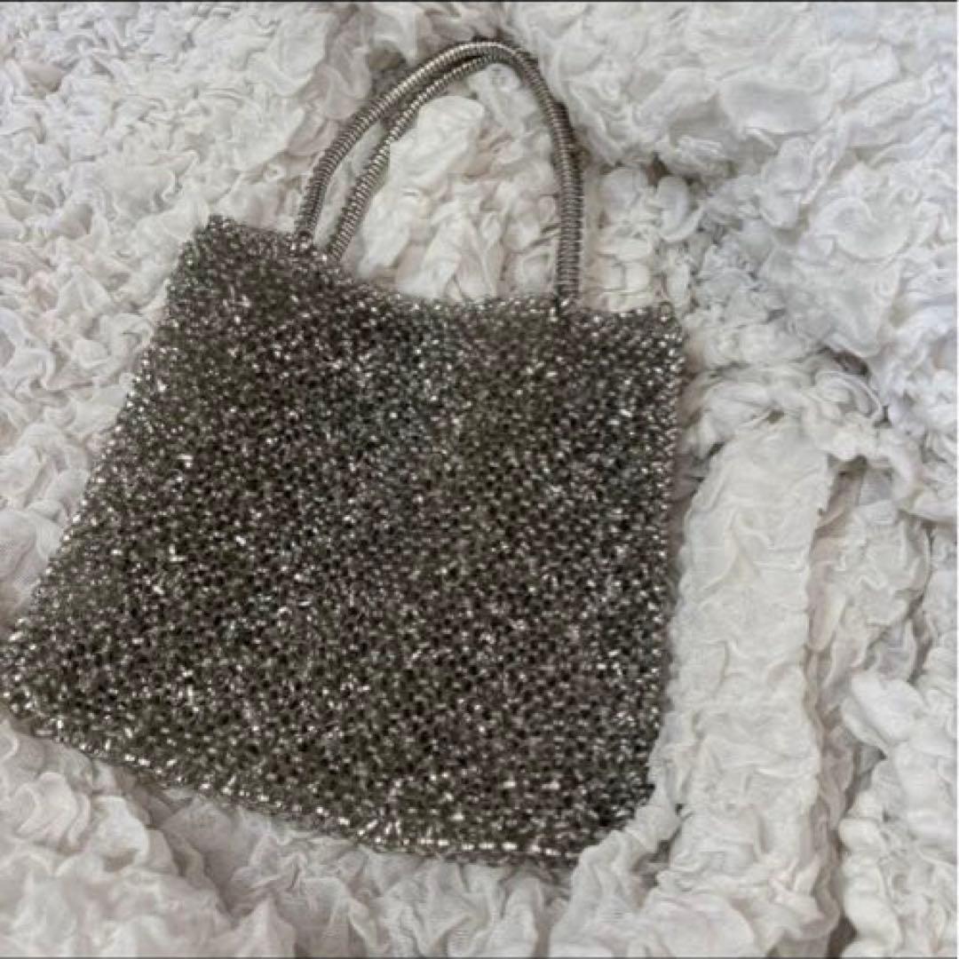 アンテプリマ　ワイヤーバッグシルバー