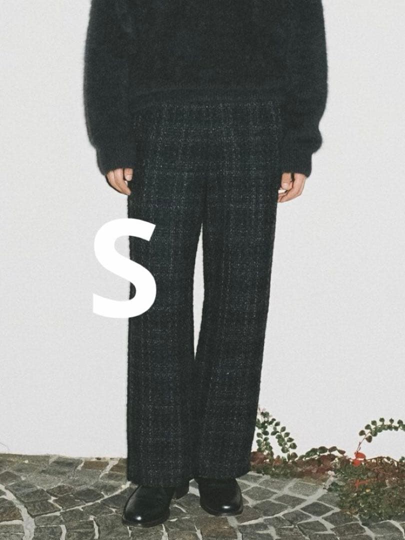 O*V様 LIDNM ALPACA SILK TWEED TROUSERS