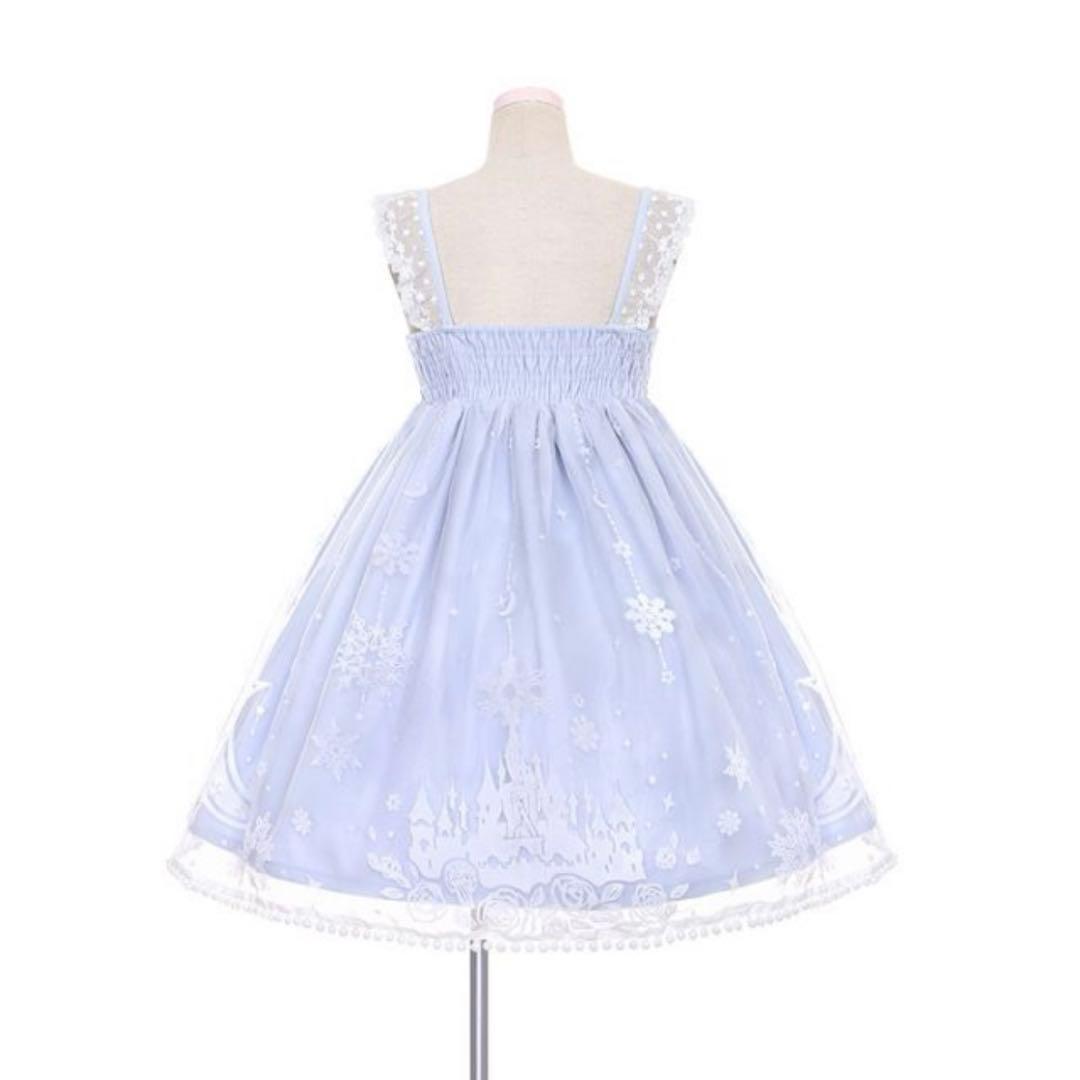 蘭 To Alice 雪の結晶ケープ＆ジャンパースカートセットアップ